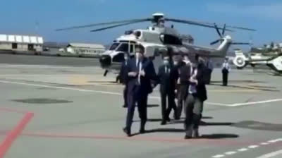 Pedro Sanchez llega a Ceuta y lo reciben con abucheos