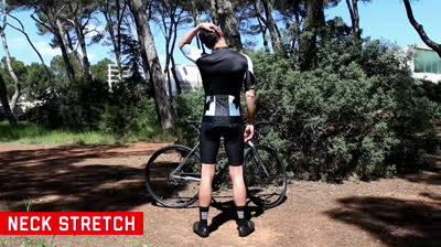 Basic stretches for cycling - Neck stretch