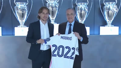 Luka Modric renueva con el Real Madrid hasta el 2022 | Oficial