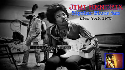 Jimi Hendrix - "Bipolar Blues jam" (Rare Studio Outtake - NYC, Jan. 1970) HD 720p - Bootleg